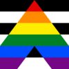 straight ally pride vlag