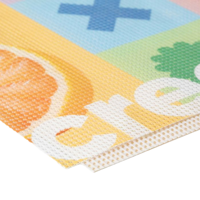 Sterk, licht en waterafstotend doek van PVC dat wind doorlaat