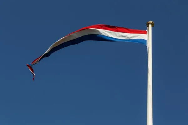 Nederlandse wimpel met punt